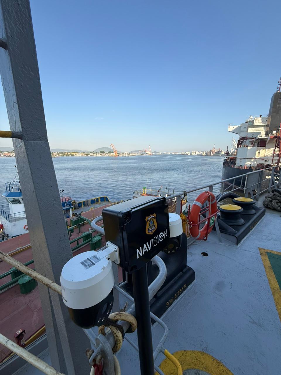 Controle de Costado, operação real no Porto de Santos